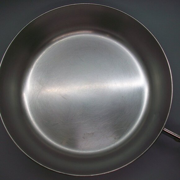 Vintage Revere Ware Copper Clad 8" Skillet Fry Pan with Lid Clinton IL - Picture 3 of 8